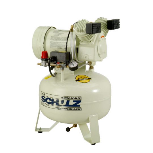 Schulz MSV6 MSV12 dental air compressor head 1HP Oil Free 115/230V 